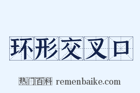 环形交叉口是什么意思的图片